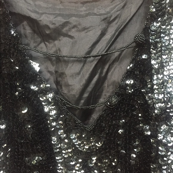Vintage Swee Lo 1980’s Black Sequin Dress Sequined - Picture 9 of 12
